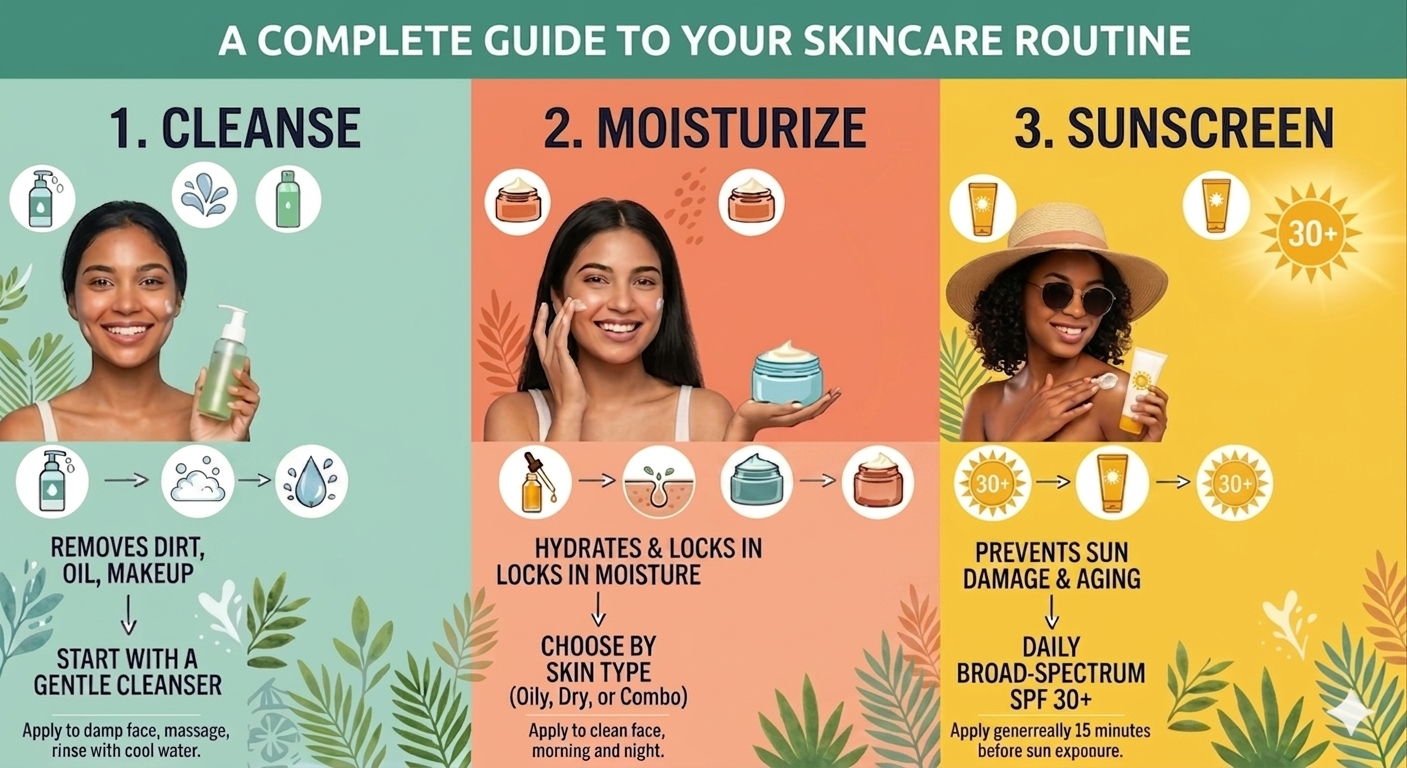 Skin care routine